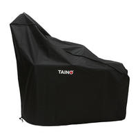 GRILLABDECKPLANE - Schwarz, Textil (170/128/44cm) - TAINO