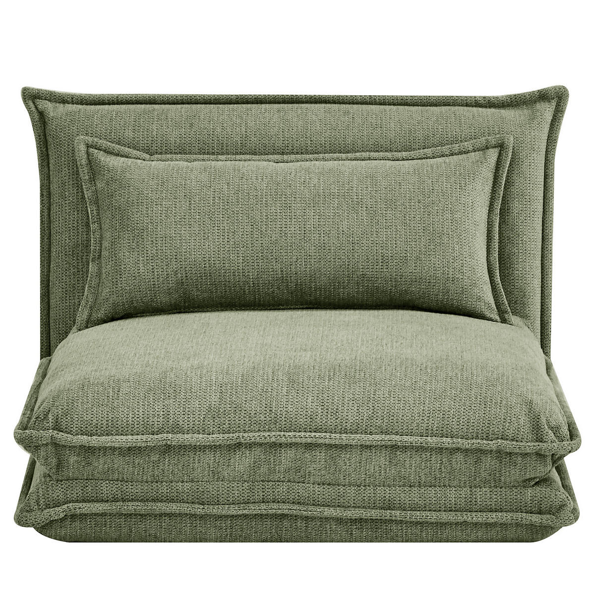 SCHLAFSESSEL - Grün, Textil/Metall (79/59/77cm) - home24