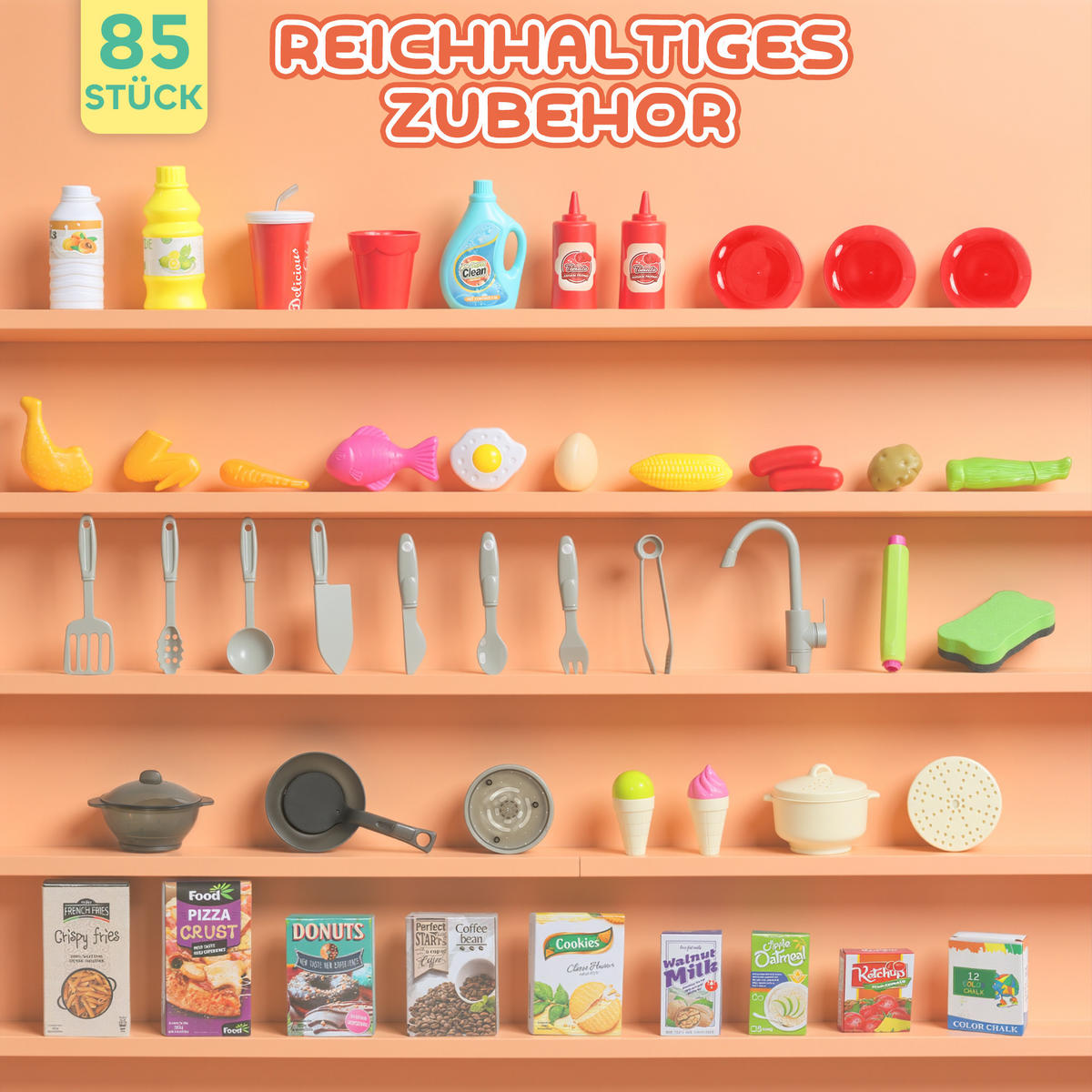 Multicolor, Kunststoff (24/66cm) - AIYAPLAY