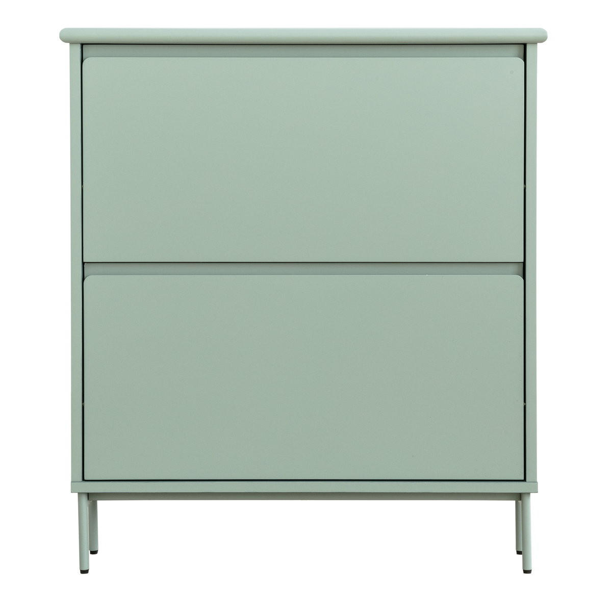 SCHUHKIPPER Kuma Grün 80 cm x 90.5 cm - Grün, Holzwerkstoff (80/90/20cm) - Kenay Home