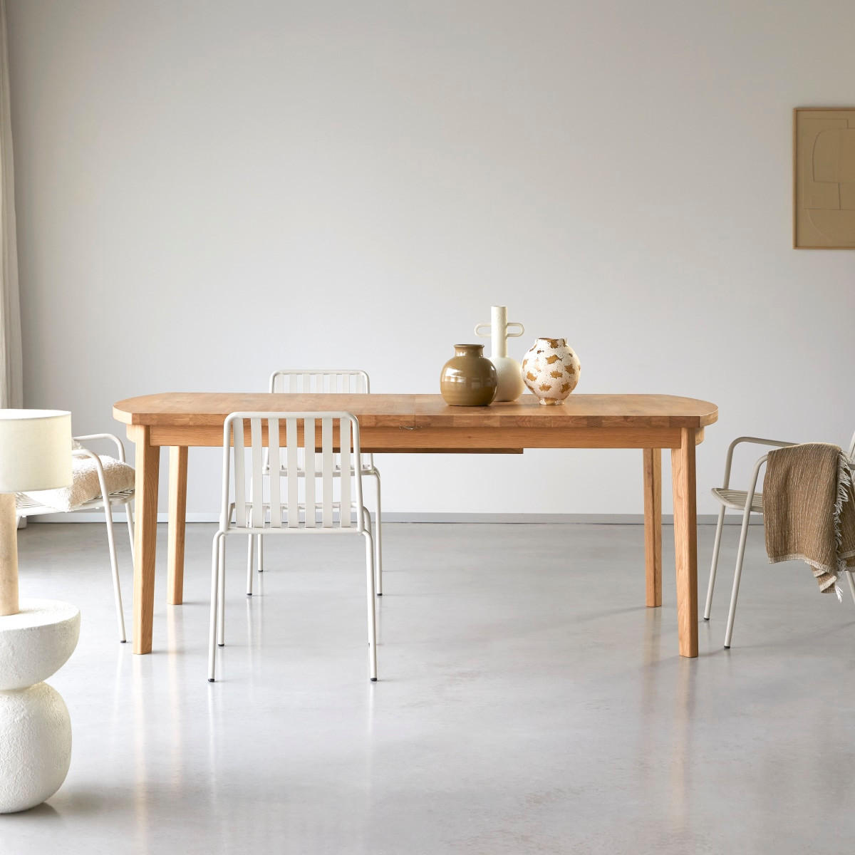 TISCH Maia Natur aus Eiche - Naturfarben, Holz (95/270/75cm) - Tikamoon