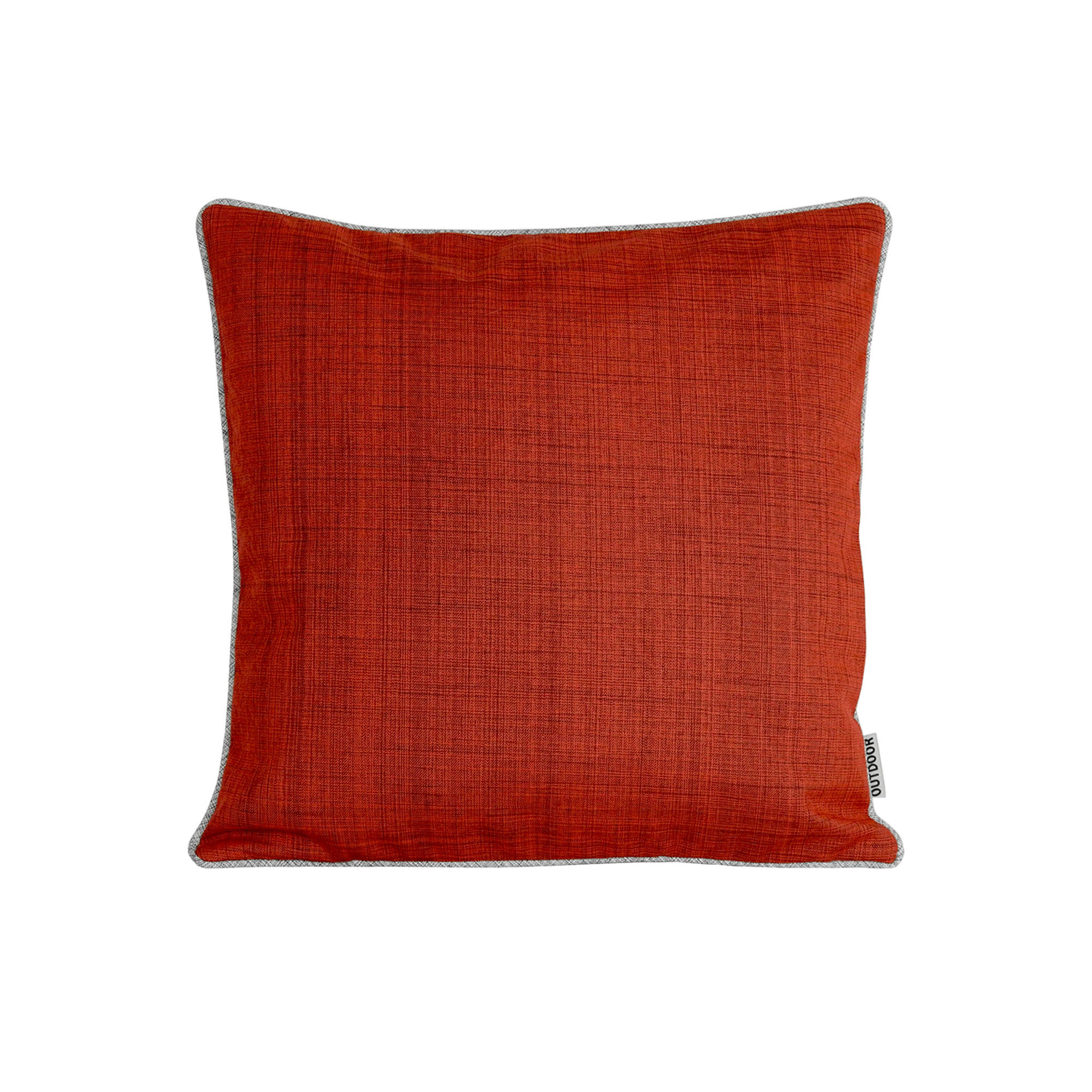 KISSENBEZUG Outdoor meliert 40x40 cm Rot - Rot, Textil (40/40cm) - TiborTex