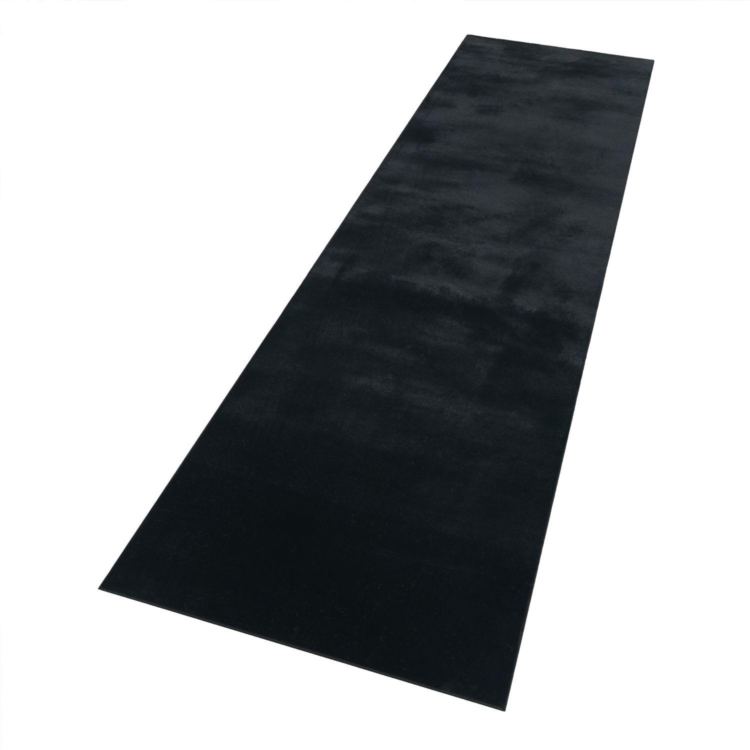 HOCHFLORTEPPICHE Schwarz 80 x 150 cm - Schwarz, Kunststoff (80/150cm) - TT Home