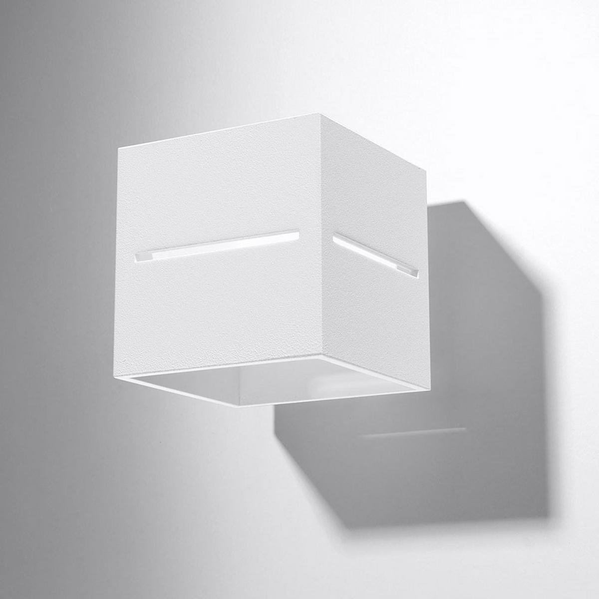 LED WANDLEUCHTE Aluminium Weiß UP DOWN - Weiß, Metall (10/10/12cm)