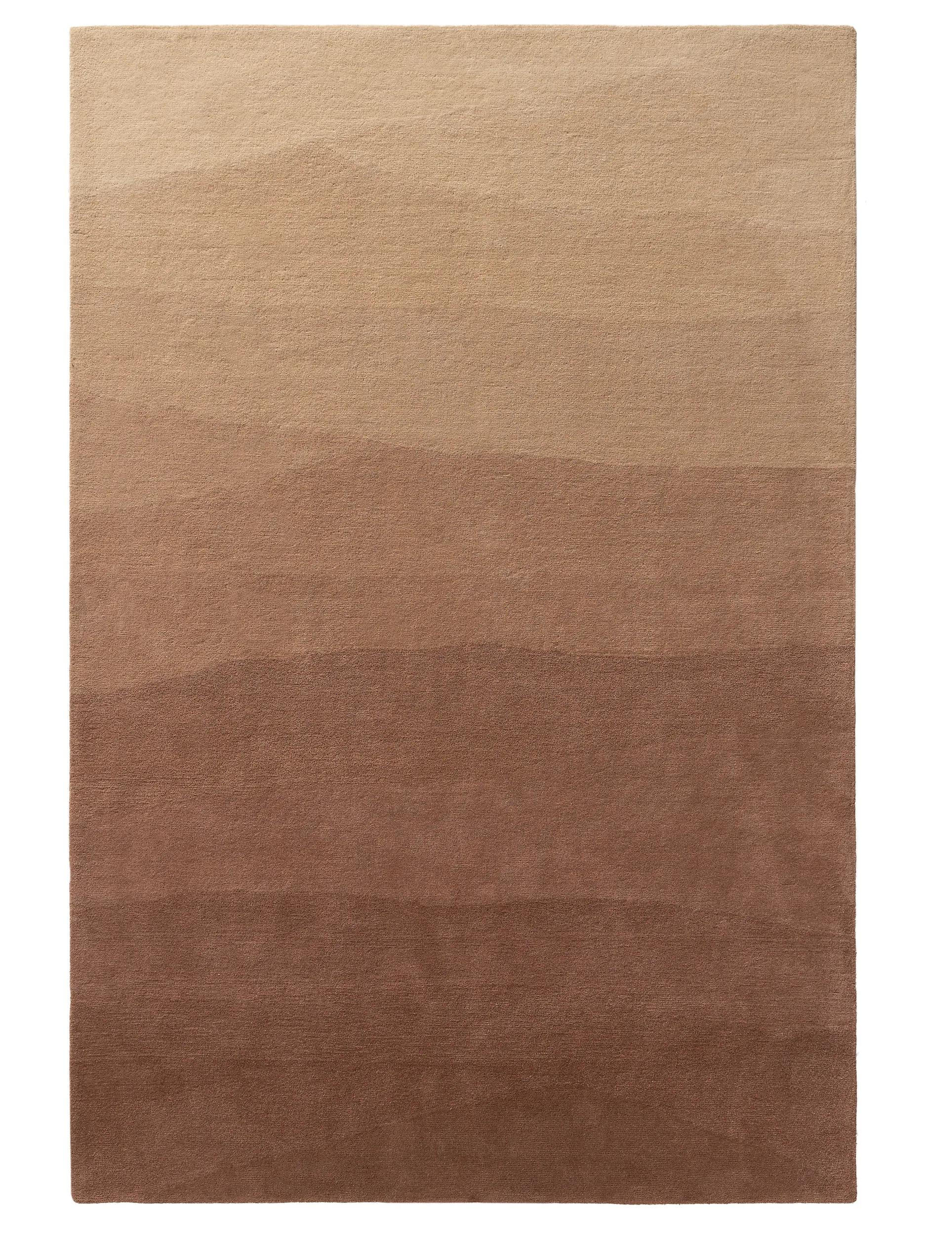 WOLLTEPPICH Dawn Terracotta 120x170 cm - Terracotta, Textil (120/170cm) - benuta Pure
