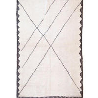 BERBERTEPPICH aus reiner Wolle 168x 261 cm - Beige, Naturmaterialien (168/261cm) - AFK Living