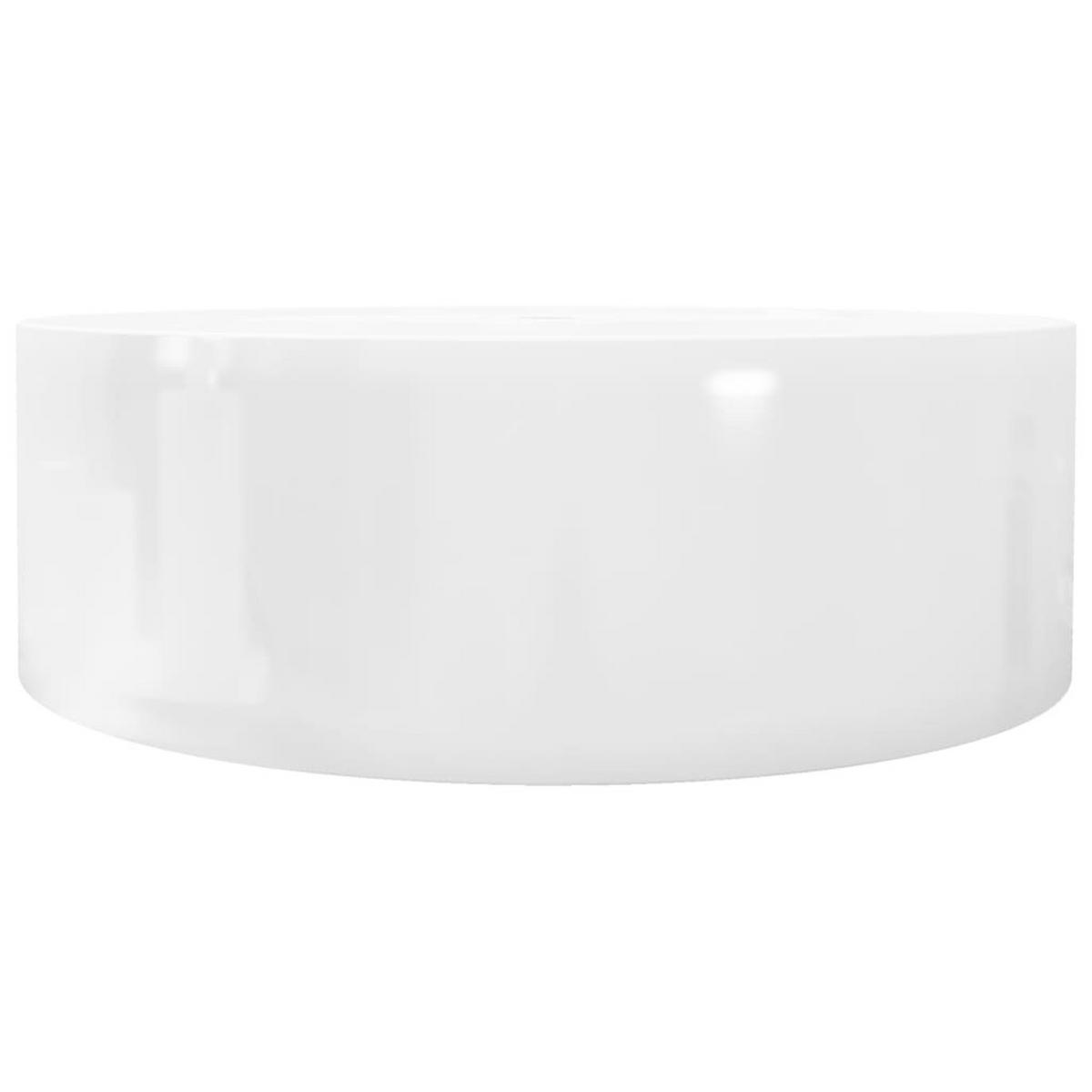 WASCHBECKEN Kruse 46.5/46.5/15.5 cm - Weiß, Keramik (46.5/15.5/46.5cm) - Nettlife