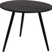 BEISTELLTISCH Rafael - Schwarz - 45/45/35 cm - Schwarz, Metall (45/45/35cm) - Lesli Living