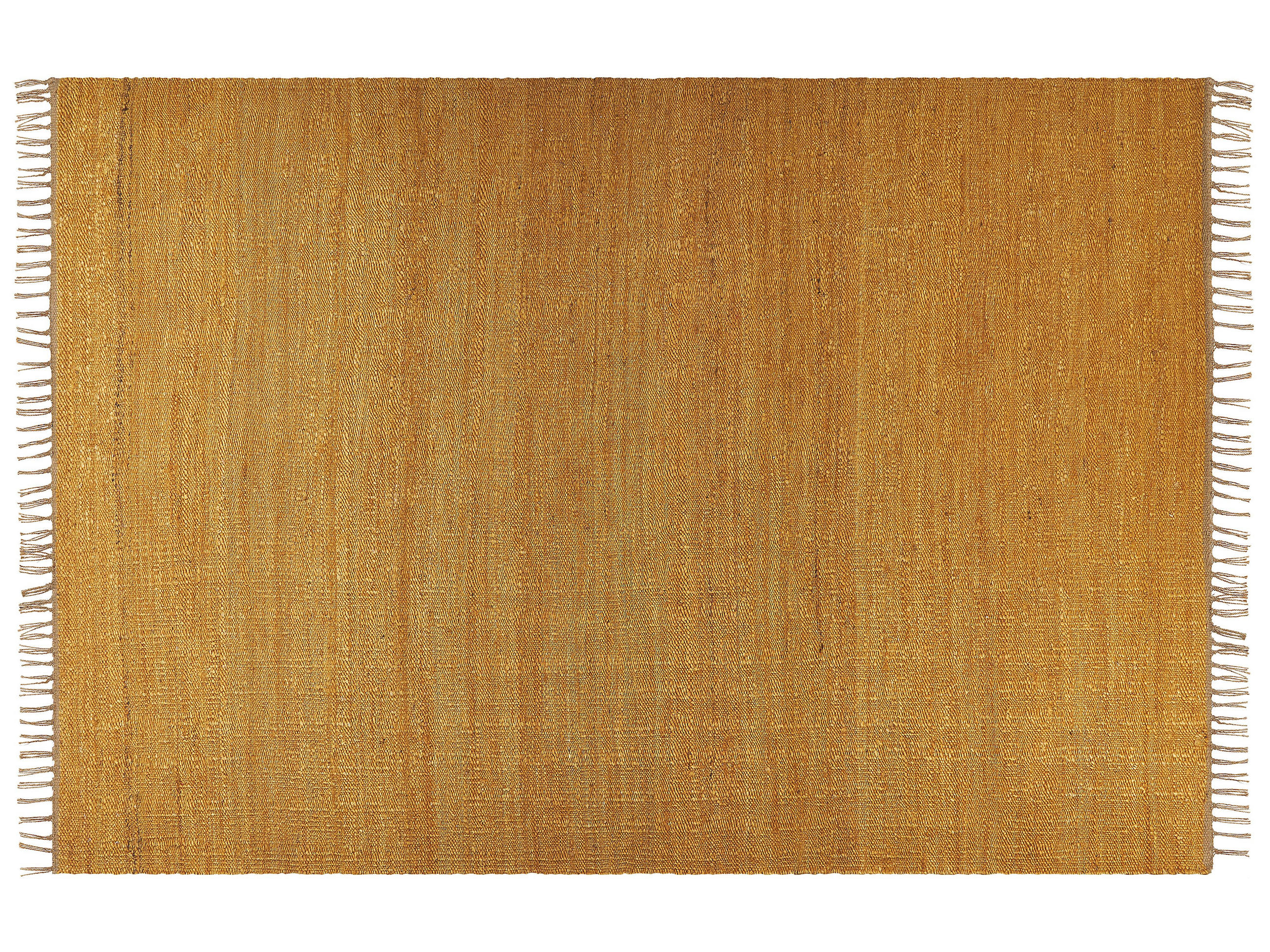 KURZFLOR-TEPPICH Lunia 230/160 cm - Gelb, Naturmaterialen (160/230cm) - Beliani