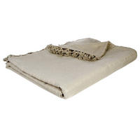 TAGESDECKE 230/250 cm - Beige, Naturmaterialien (230/250cm) - Atmosphera Createur d´interieur