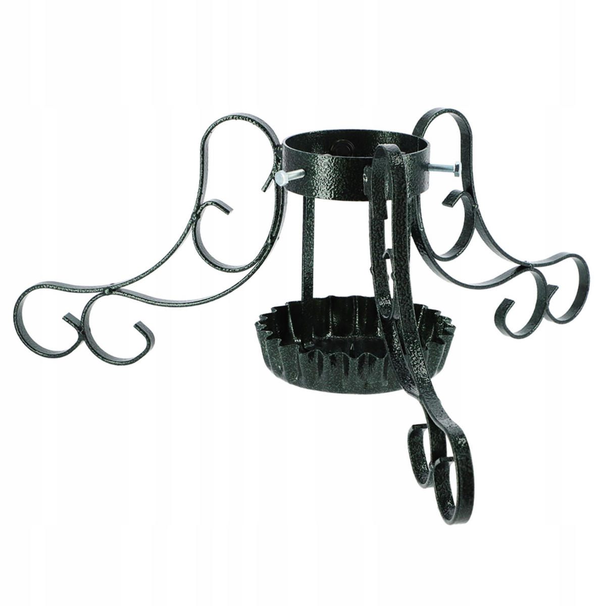 CHRISTBAUMSTÄNDER Stahl 60cm grün - Grün, Metall (26.3cm) - KADAX