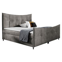 BOXBETT Bergamo Lux - Grau, Holz (200/200cm) - MIRJAN24