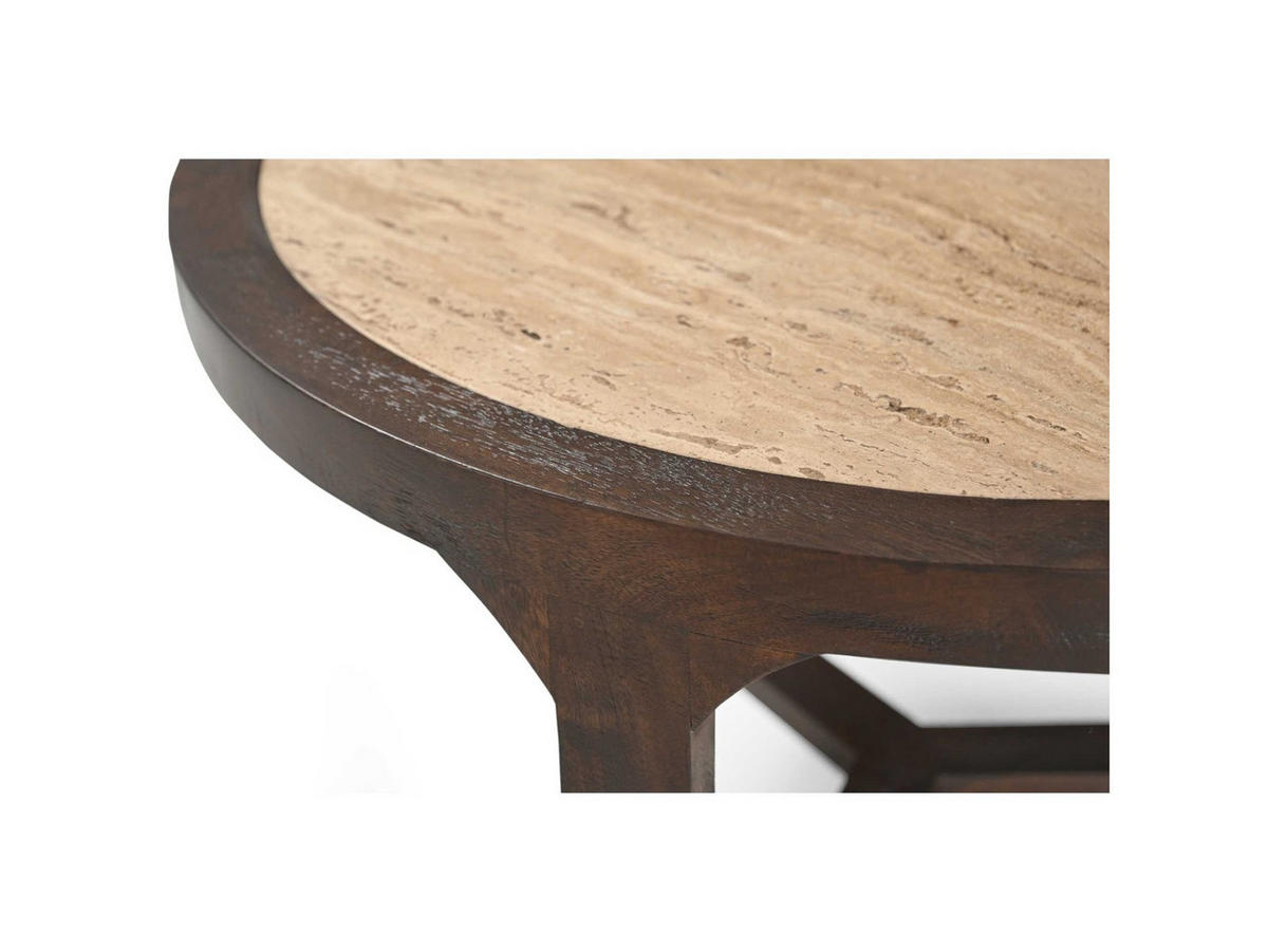 COUCHTISCH Morris Mangoholz 75 cm / 75 cm Braun - Braun, Holz (97/78/90cm)