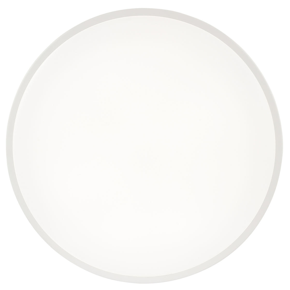 LED DECKENLEUCHTE Slimline Weiß 49/49/8 cm - Weiß, Metall (49/49/8cm) - Brilliant