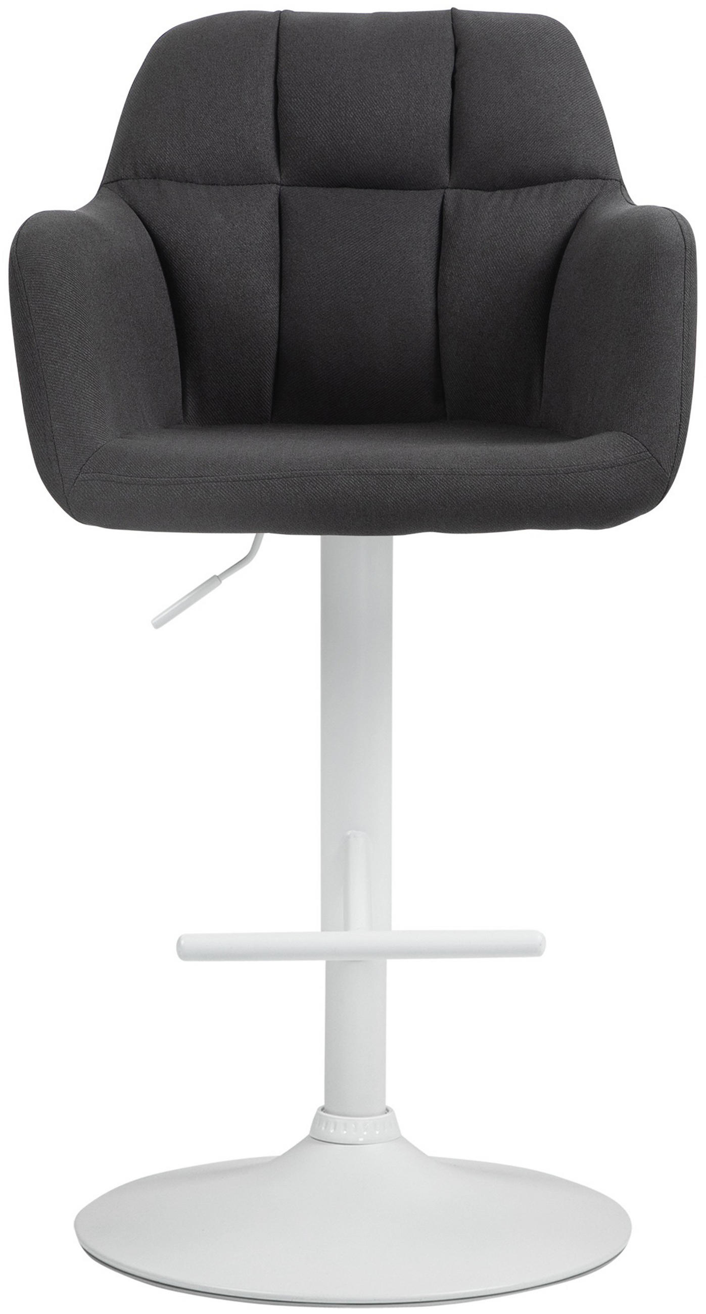 TPFLiving Barhocker Schwarz 57x118x59 cm