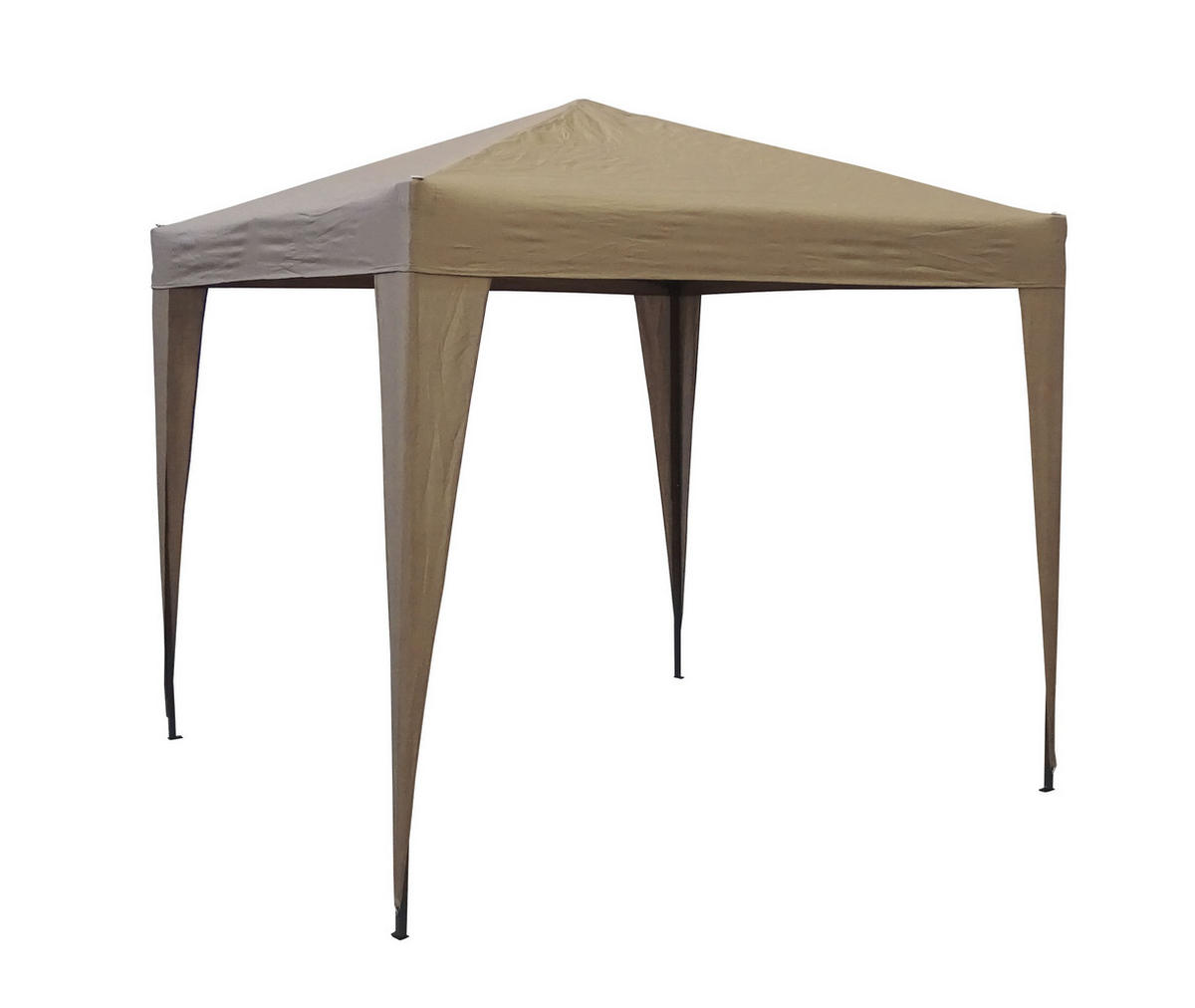 FALTPAVILLON 2,5x2,5m Graubeige - Beige, Metall (250/245/250cm) - QUICK STAR