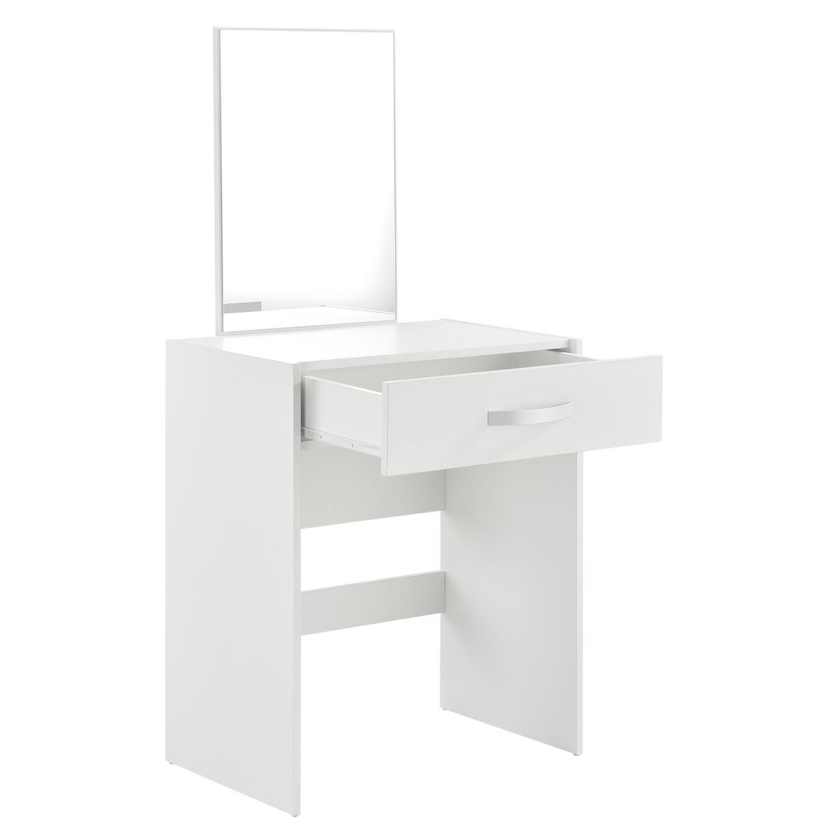 SCHMINKTISCH Reykjavik - Weiß, Holzwerkstoff (63/132/39cm) - [en.casa]