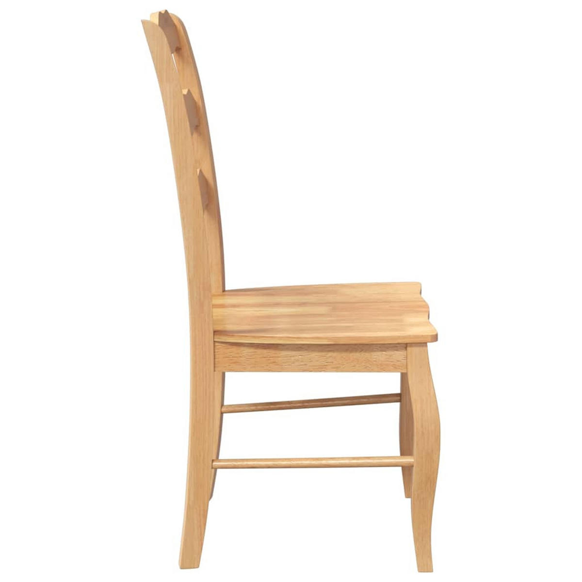 ESSZIMMERSTÜHLE Resz 2er-Set Hellbraun - Hellbraun, Holz (48/99/53.5cm) - DELUKE