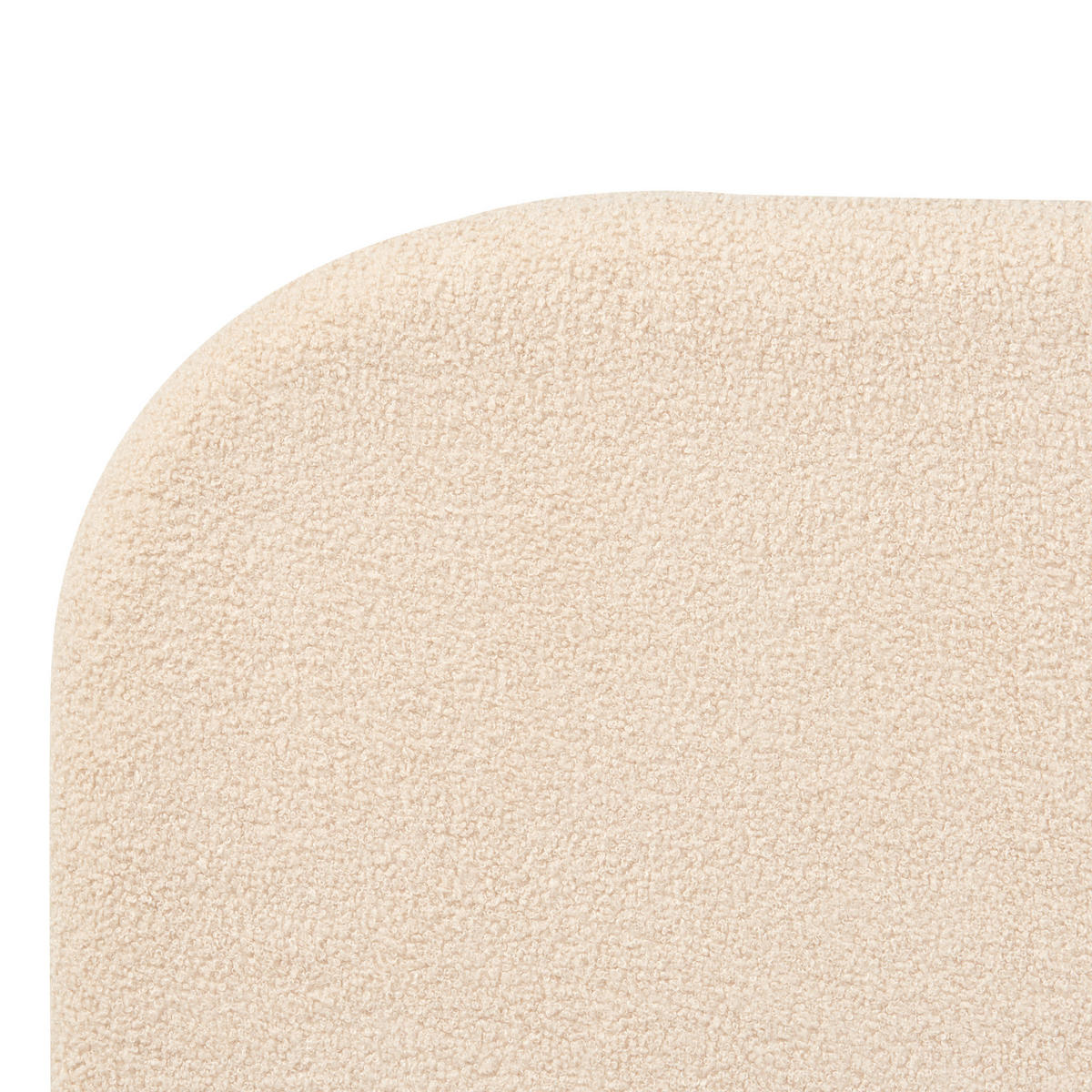 POLSTERBETT 140/200 cm Helles Beige Flayat - Beige/Schwarz, Textil (140/200cm) - Beliani