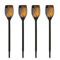 SOLARLEUCHTE, Schwarz, Kunststoff - Schwarz, Kunststoff (12/12/72cm) - Outsunny