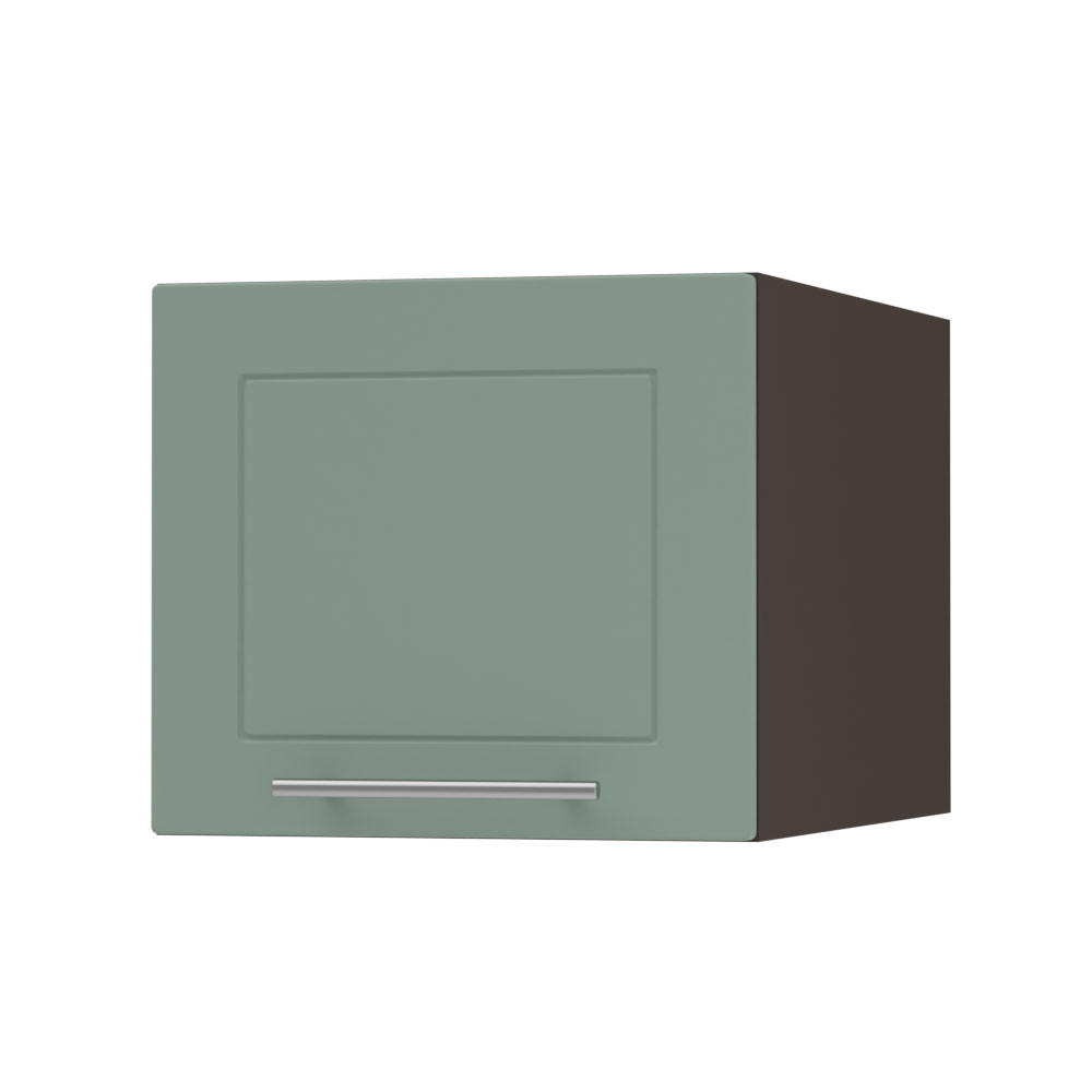 KLAPPHÄNGESCHRANK Kvantum W6B/40 Mint Matt / Lava Matt 40 / 59 / 36cm - Dunkelgrau/Mintgrün, Holz/Holzwerkstoff (40/36/59cm) - Feldmann-Wohnen