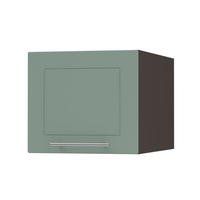 KLAPPHÄNGESCHRANK Kvantum W6B/40 Mint Matt / Lava Matt 40 / 59 / 36cm - Dunkelgrau/Mintgrün, Holz/Holzwerkstoff (40/36/59cm) - Feldmann-Wohnen