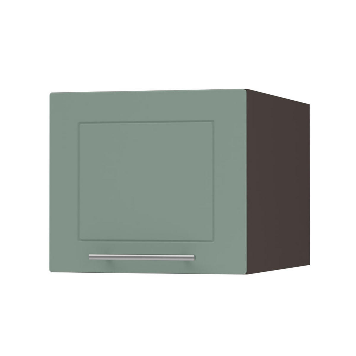 KLAPPHÄNGESCHRANK Kvantum W6B/40 Mint Matt / Lava Matt 40 / 59 / 36cm - Dunkelgrau/Mintgrün, Holz/Holzwerkstoff (40/36/59cm) - Feldmann-Wohnen