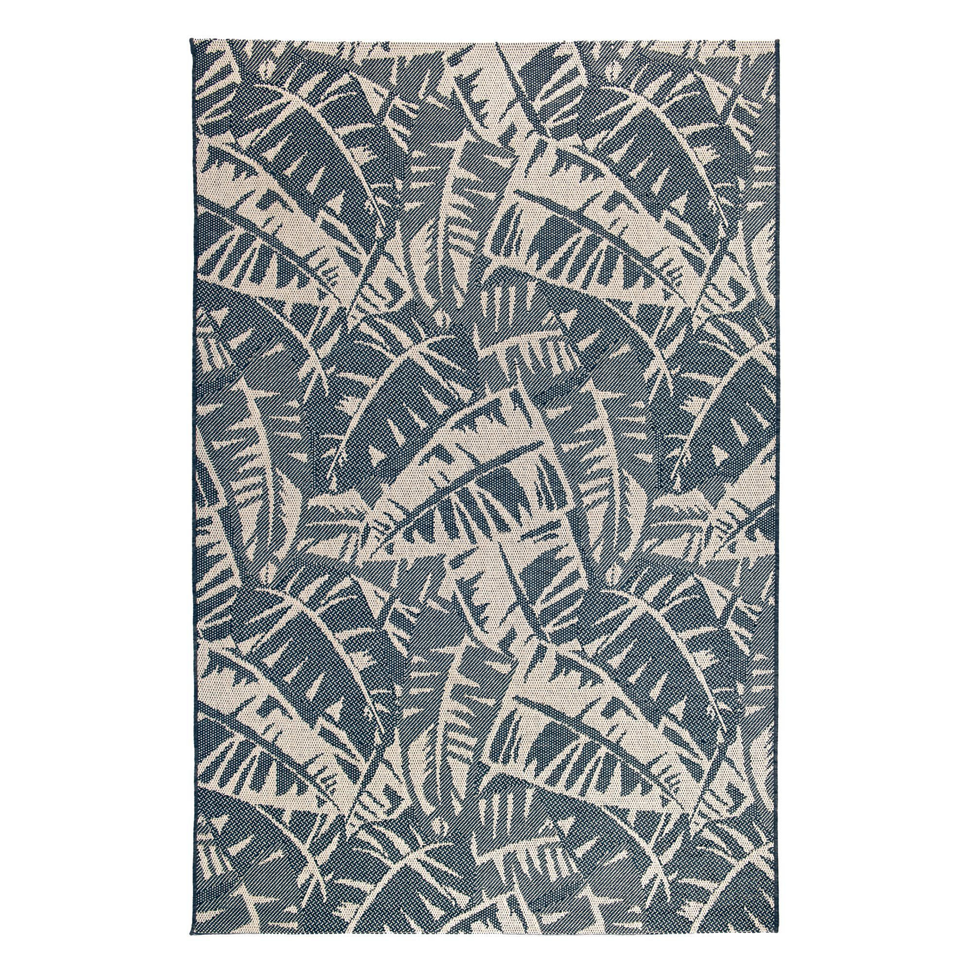 OUTDOOR-TEPPICH Amara petrolgrün 160 x 230 cm - Dunkelblau, Textil (160/230cm) - Vivaraise