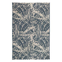 OUTDOOR-TEPPICH Amara petrolgrün 160 x 230 cm - Dunkelblau, Textil (160/230cm) - Vivaraise