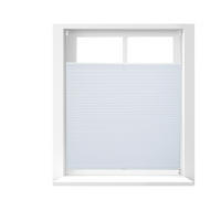 PLISSEE - Weiß, Kunststoff/Textil (100/130/2cm) - Relaxdays