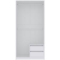 OFFENER-KLEIDERSCHRANK TRES 12B Weiß 100/206/51 cm - Weiß, Holzwerkstoff (100/206/51cm) - Marmex Möbel