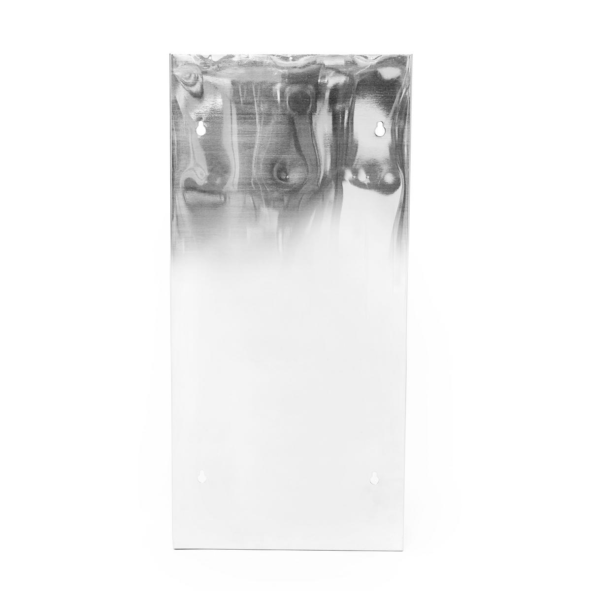 MEDIZINSCHRANK - Silberfarben, Glas/Metall (27/57/12cm) - Relaxdays