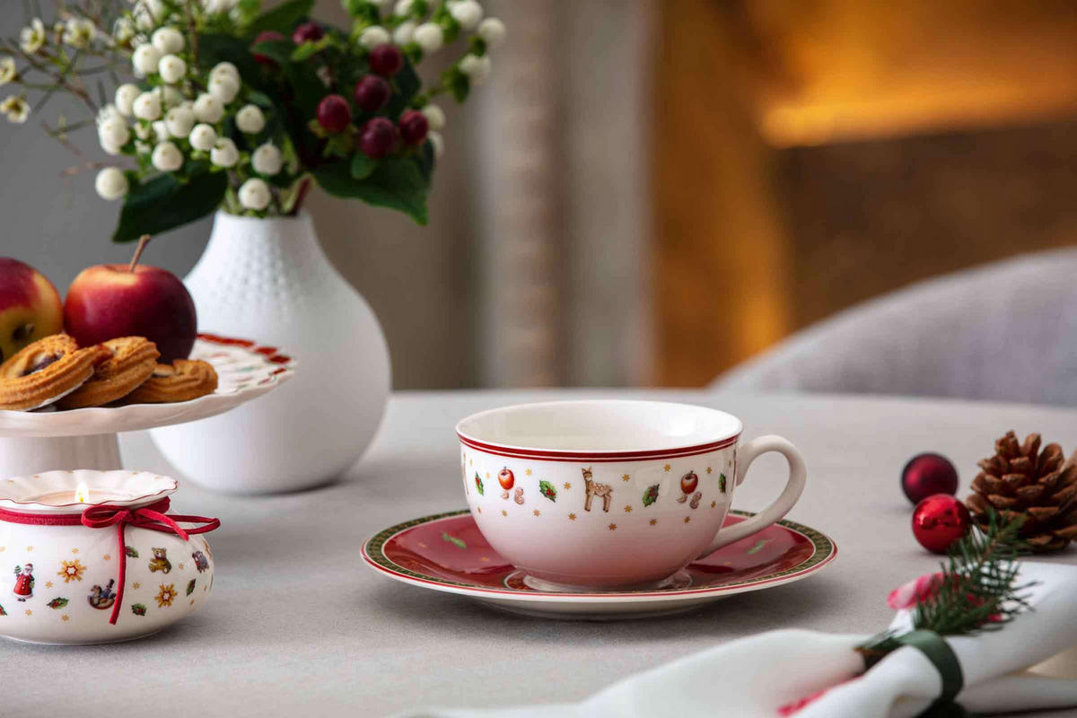 MILCHKAFFEETASSE MIT UNTERTASSE Toy's Delight bunt 260 ml 2er Set - Multicolor, Keramik (19/8.7/19cm) - Villeroy & Boch
