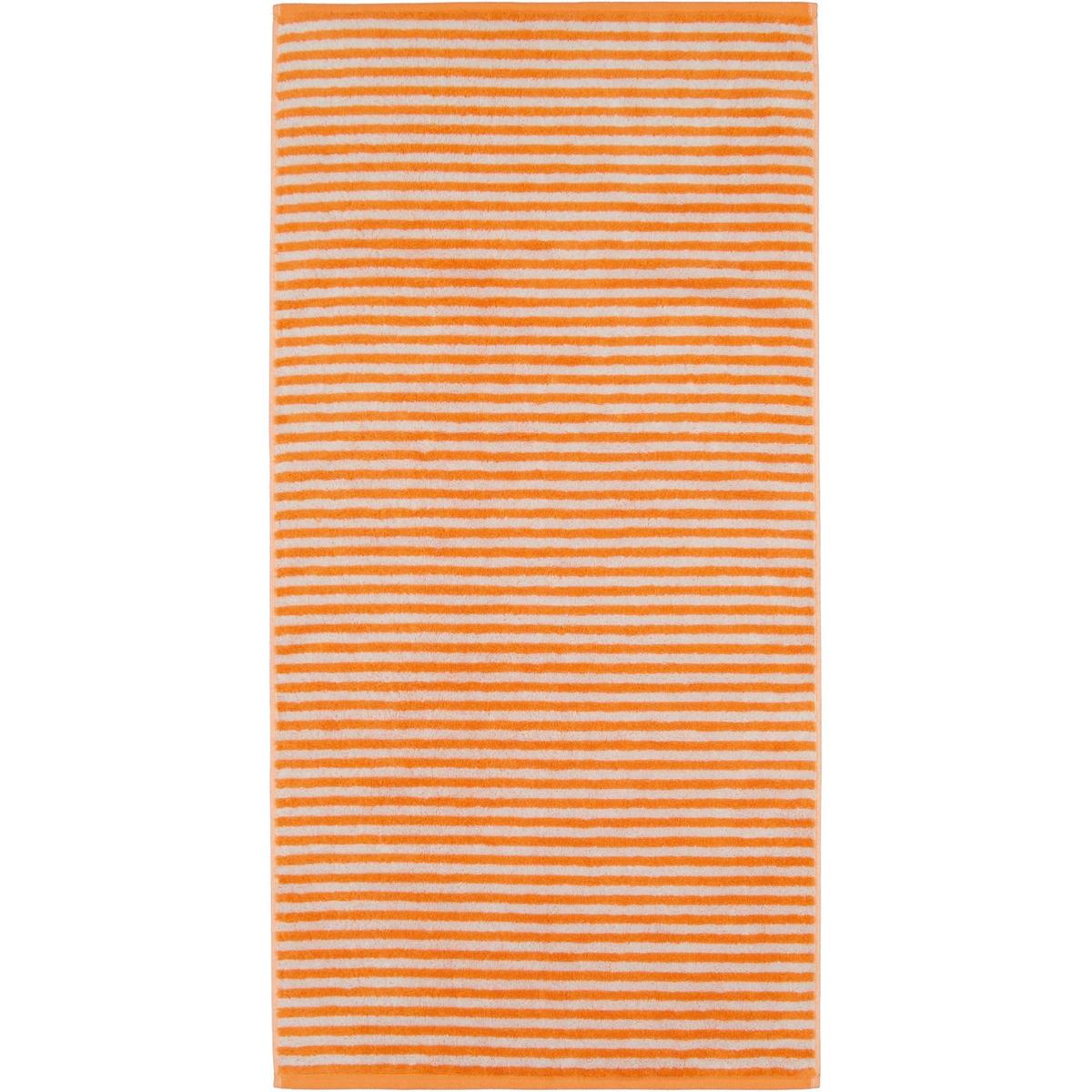 HANDTUCH CAMPUS RINGEL 955 MANDARINE - 33 - Orange, Textil (50/100cm) - Cawoe