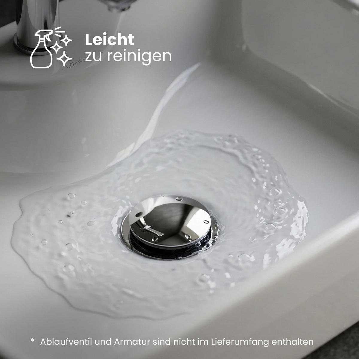 AUFSATZWASCHBECKEN AURA 47 cm Weiß - Weiß, Keramik (47/14/37.5cm) - Akord