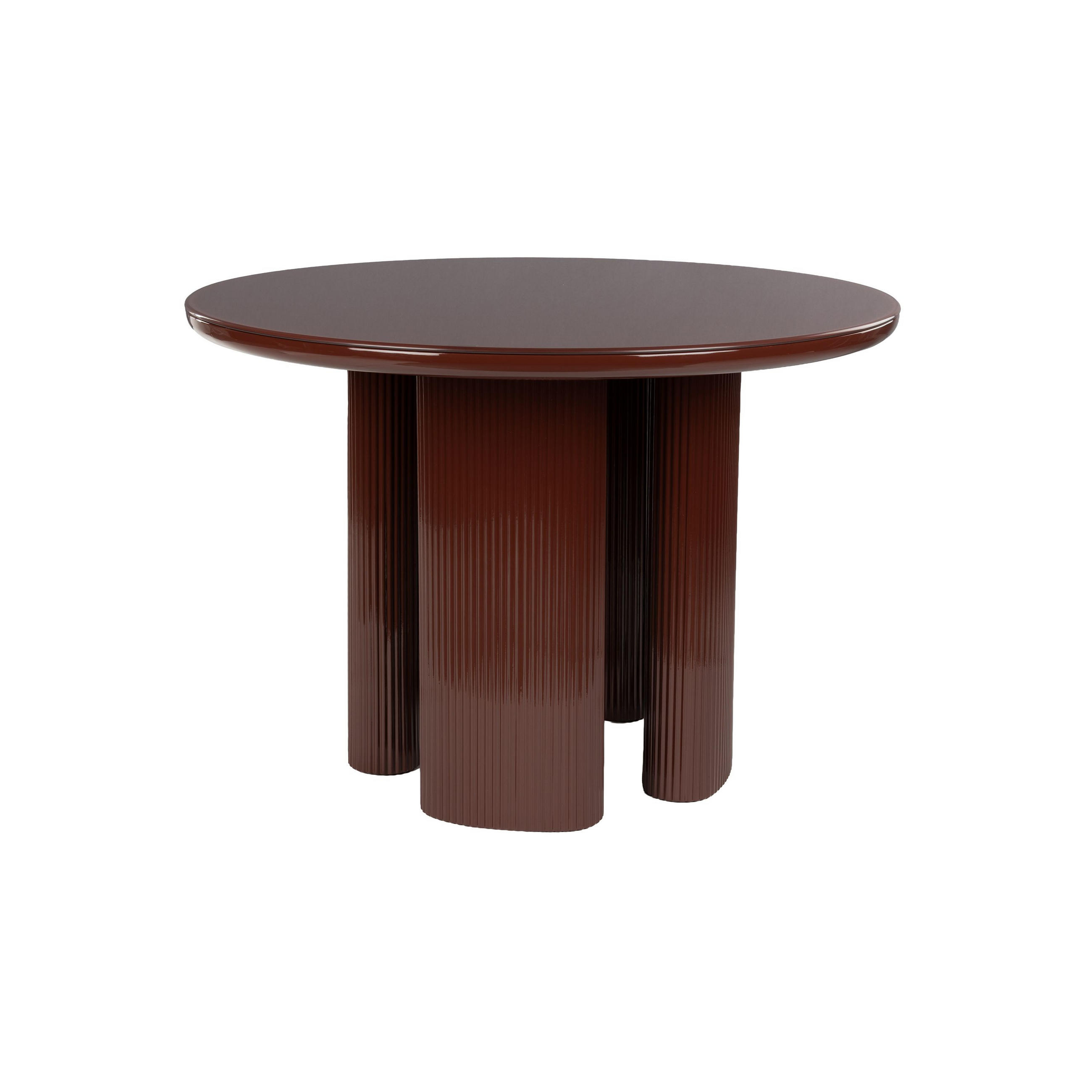ESSTISCH Timo Rot - Rot, Holzwerkstoff (110/110/76cm) - Housecraft Living