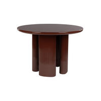 ESSTISCH Timo Rot - Rot, Holzwerkstoff (110/110/76cm) - Housecraft Living
