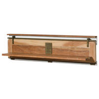WANDREGAL Mango 140x25x38 weiß lackiert RAILWAY #589 - Weiß, Holz (140/38/25cm) - Massivmoebel24
