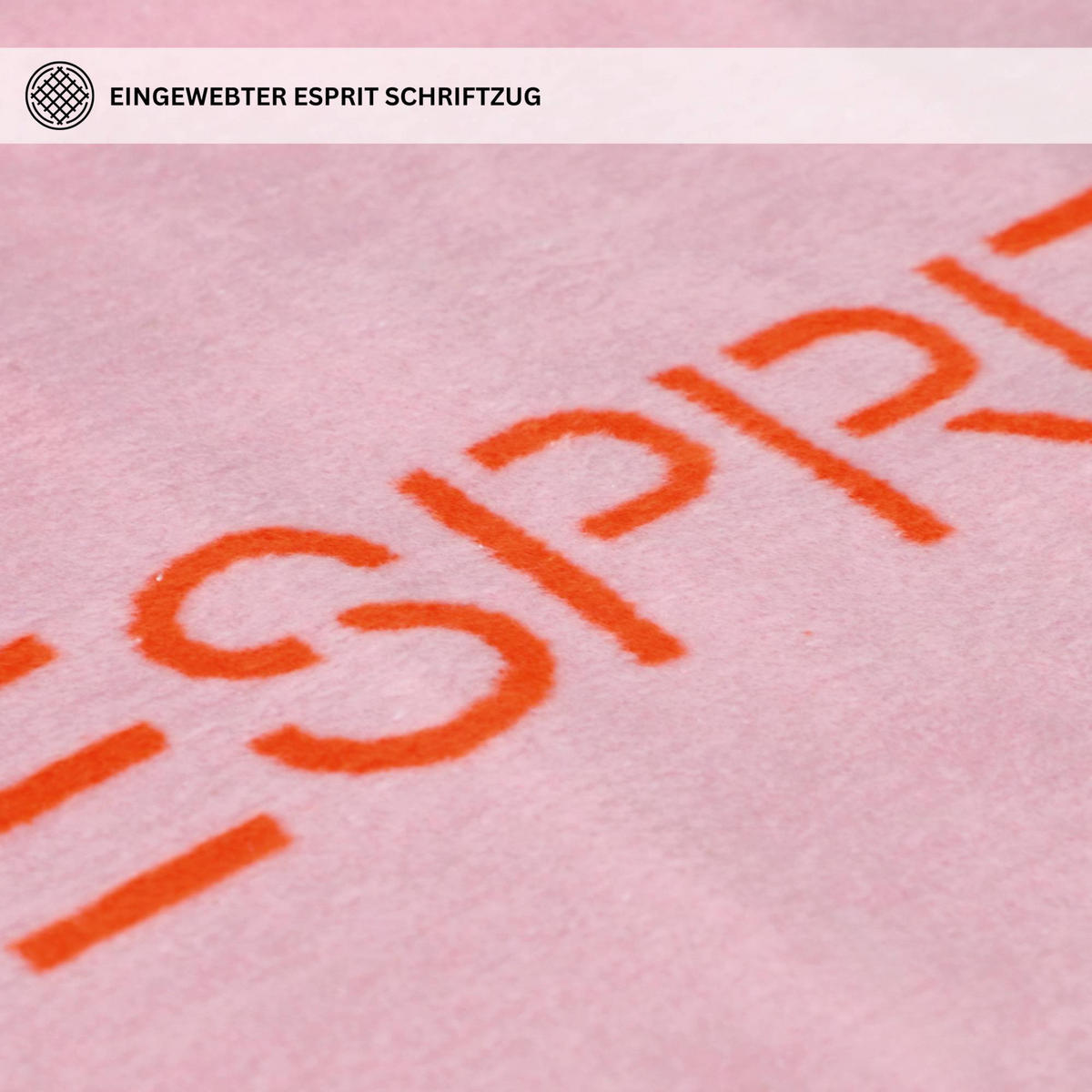 WOHNDECKE FUN - Rosa, Textil (130/170cm) - Esprit