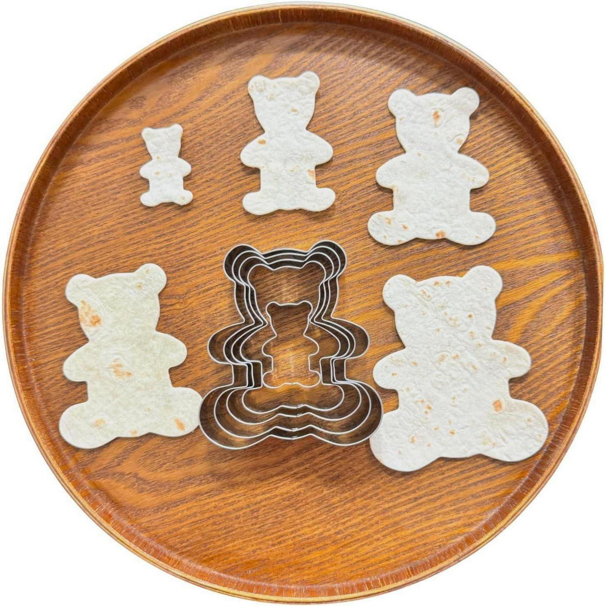 AUSSTECHFORMEN Set 5 Stück Edelstahl - Silberfarben, Metall (9/2/10cm)