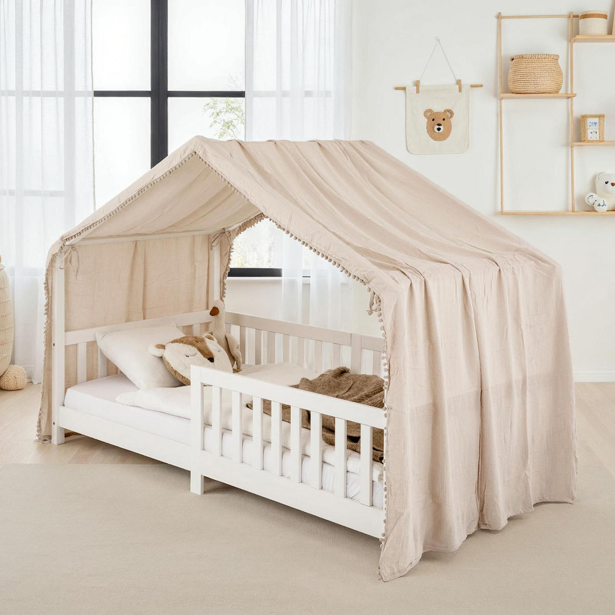 HAUSBETT- HIMMEL LIAN - Beige, Textil - IDIMEX