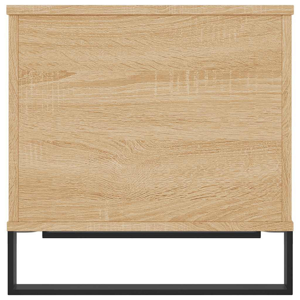 COUCHTISCH 60/44,5/45 cm aus Holzwerkstoff Sonoma-Eiche mit Höhenverstellbarer Tischplatte - Sonoma Eiche, Holz (44.5/60/45cm) - vidaXL