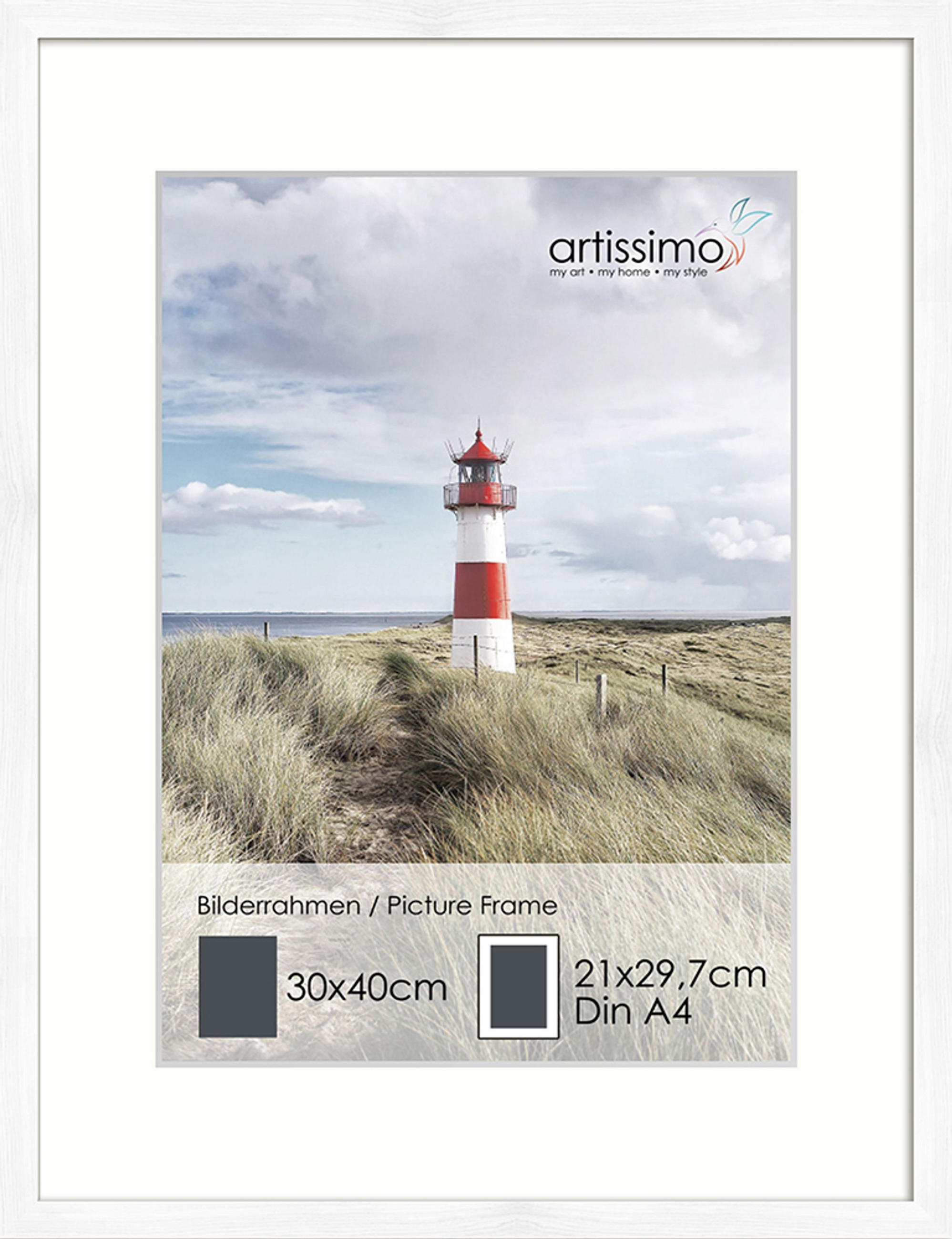 artissimo Bilderrahmen Weiß 32x42 cm
