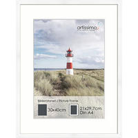 BILDERRAHMEN Fotorahmen 30x40 cm Weiß matt - Weiß, Holz (32/42/2cm) - artissimo