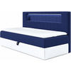 KINDERBETT GARETH 2 - Dunkelblau/Weiß, Holzwerkstoff (101/201cm) - Meblini
