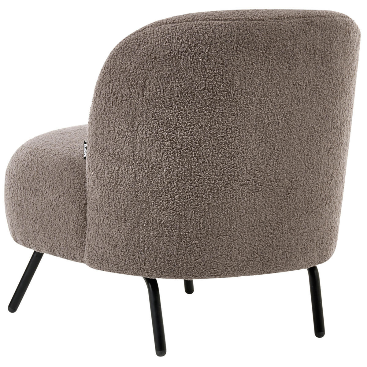 SESSEL Bouclé Taupe Kumla - Taupe, Textil (62/67/70cm) - Beliani