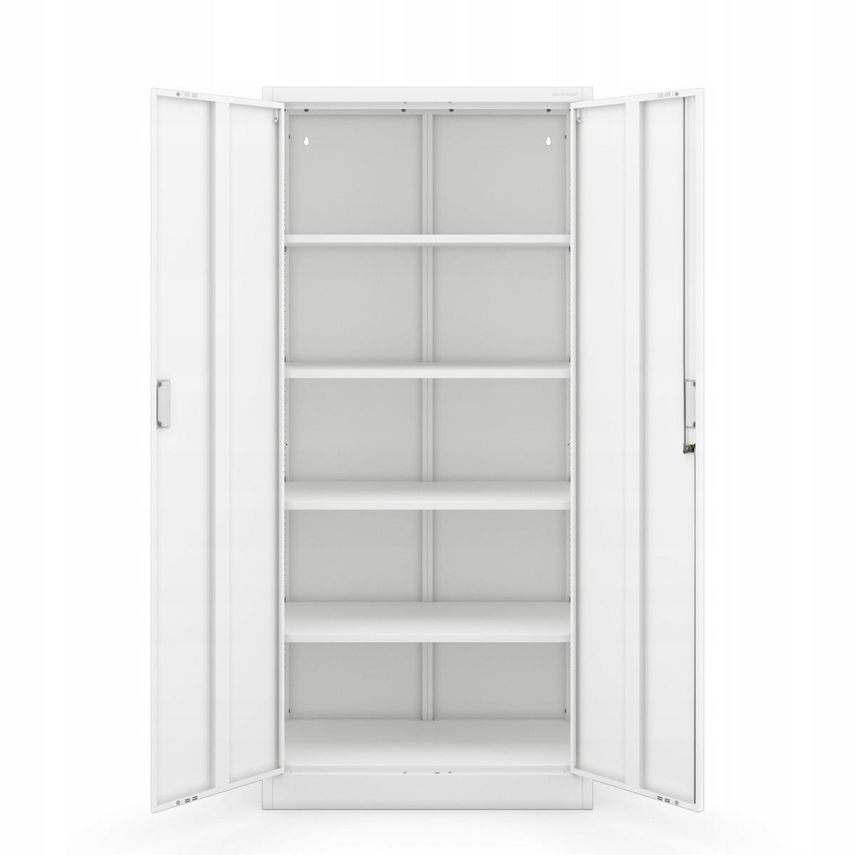 AKTENSCHRANK Jan Compact - Weiß, Metall (80/175/40cm) - Jan Nowak