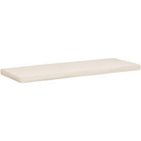 SITZKISSEN eckig 136/48/8 cm Kunststoff Creme - Creme, Kunststoff/Textil (48/136/8cm) - CLP