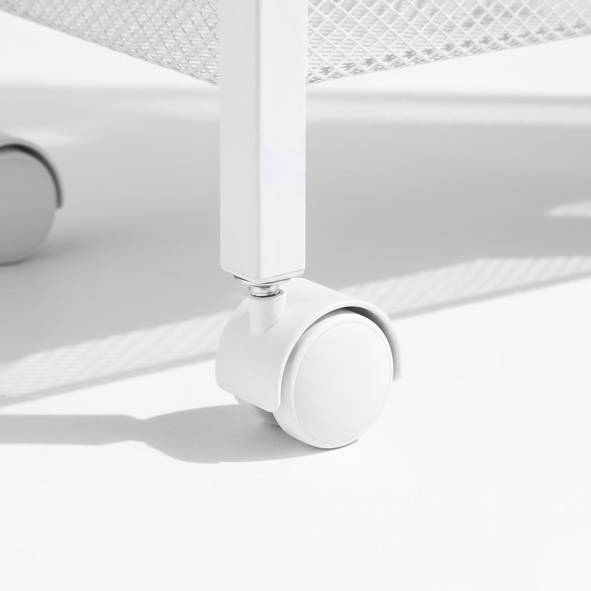 NISCHENWAGEN - Weiß, Holzwerkstoff/Kunststoff (13/77/45.5cm) - Relaxdays