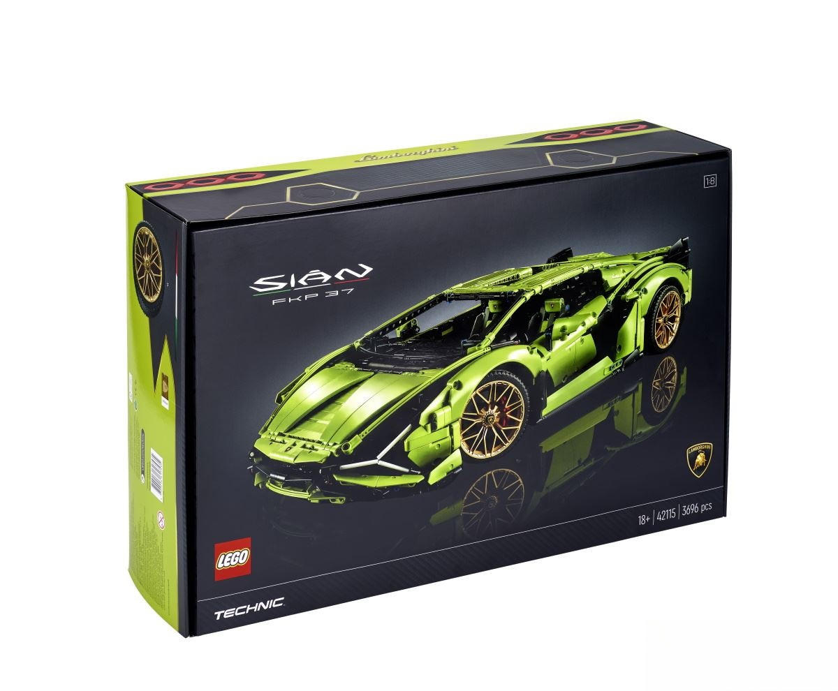 KLEMMBAUSTEINE Technic Lamborghini Sián FKP 37 Sportwagen 42115 - Multicolor, Kunststoff (15/57cm) - Lego